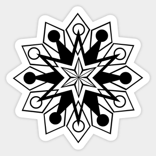 Star mandala Sticker